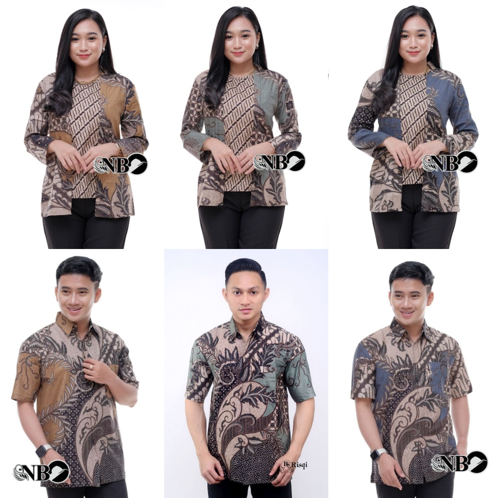 Batik Couple New Arrival Seragam Batik Wanita dan Batik Pria ~ seragam kantor hajatan seragan batik pabrik grosir murah asli pekalongan