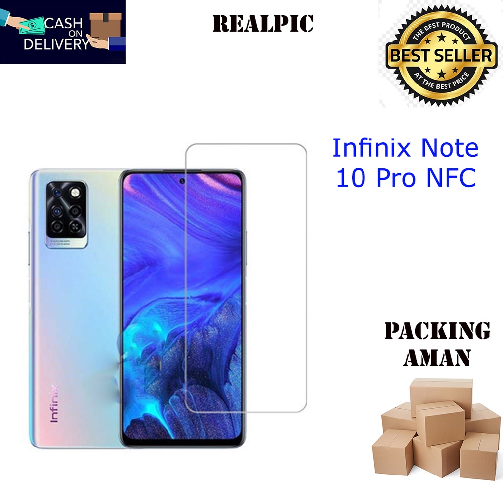 Tempered Glass Infinix Note 10 Pro NFC Screen Protector Anti Gores