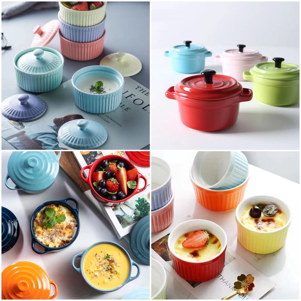 Salad Food Bowl Ceramic Bowl Mangkuk Piring Saji Keramik Ceramic Mini