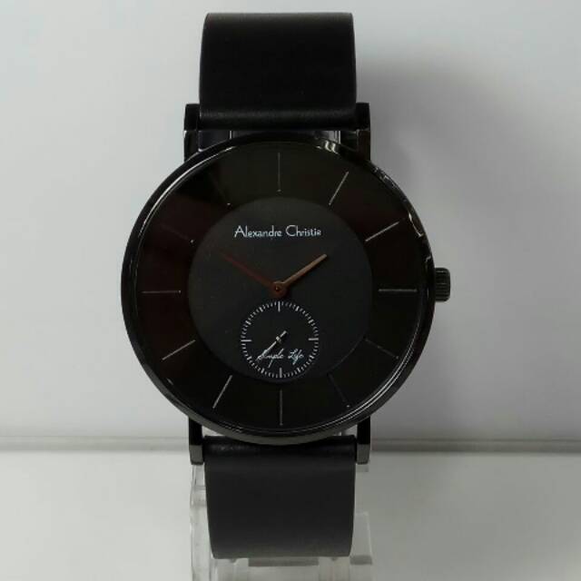 Jam Tangan Alexandre Christie ac8484 pria full black