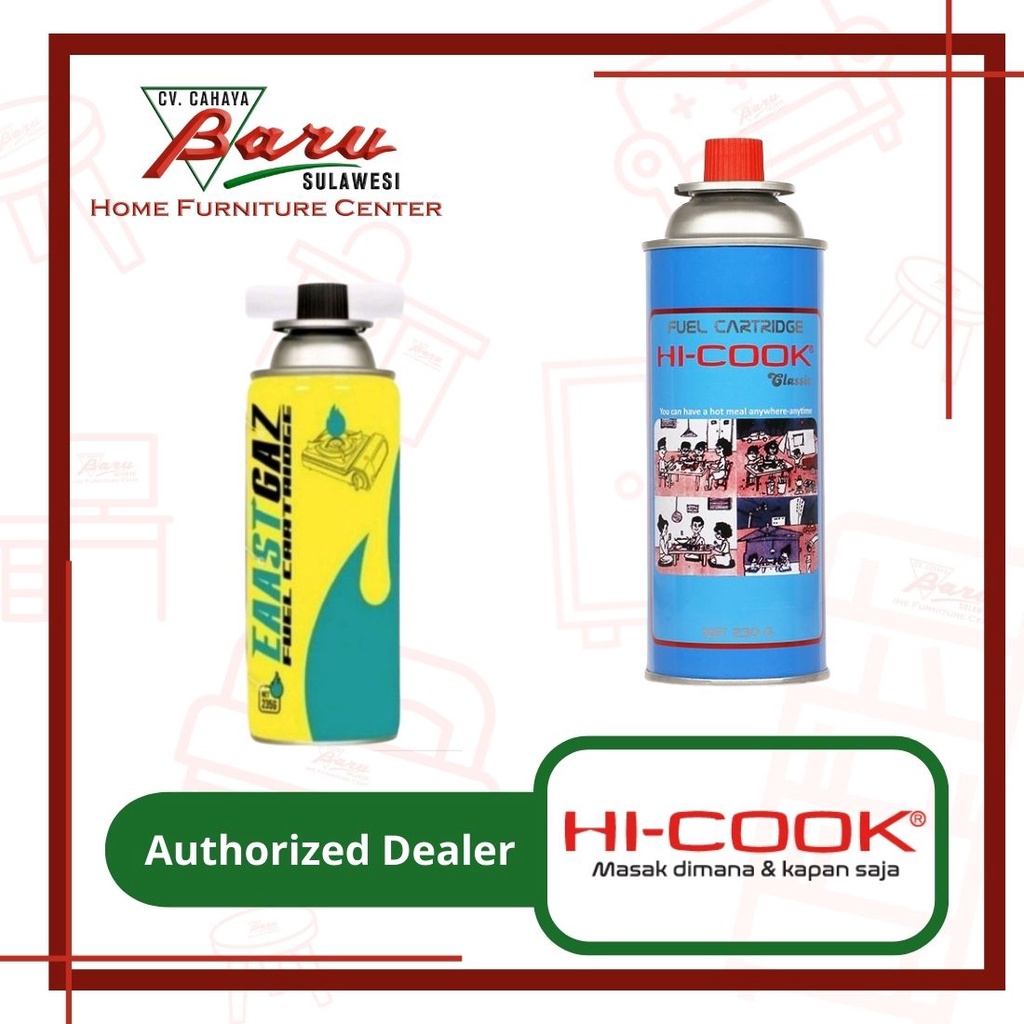 Tabung Gas Kaleng HiCook Kompor Portable