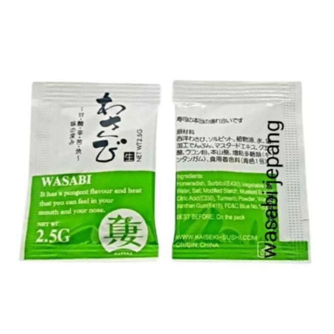

SHIRAKIKU Wasabi Powder Sachet 2,5 g Halal | Sushi Wasabi
