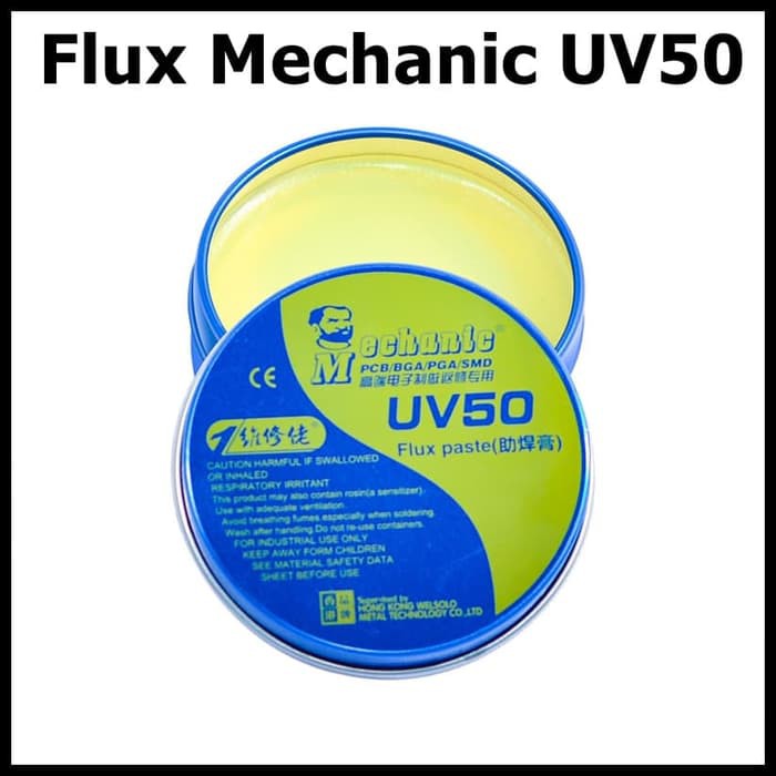 Original Mechanic Flux Pasta Minyak Solder Kaleng UV 50