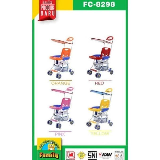 Kursi Dorong Roda Kereta Meja Makan Bayi Family Stroller Baby Chair