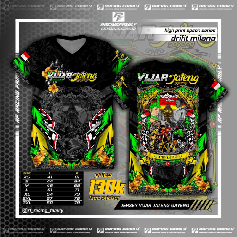 Jual JERSEY KAOS VIJAR JATENG GAYENG Shopee Indonesia