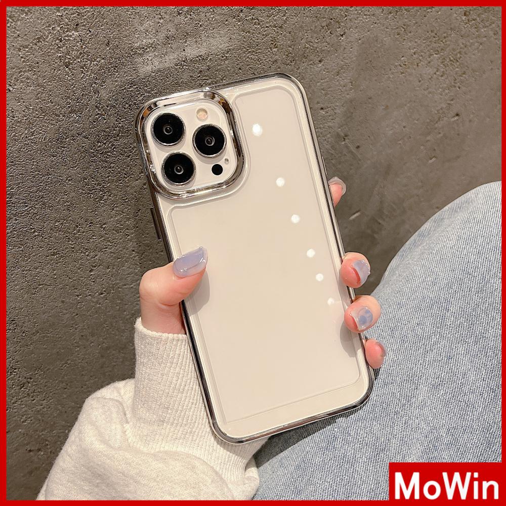 iPhone Case Luxury Metal Plating TPU Soft Case Clear Case Space Case Shockproof Protection Camera Compatible For iPhone 14 Pro Max 14 Plus 13 Pro Max 12 Pro Max 11 XR 7Plus