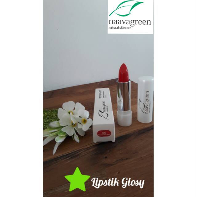 Naavagreen Lipstik Glosy