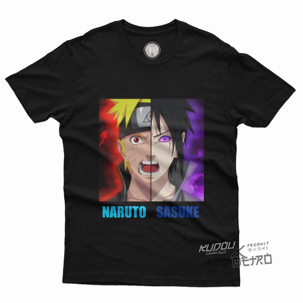 Tshirt Naruto x Sasuke Anime Manga Naruto Shippuden Character