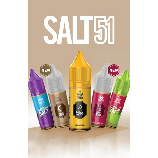 SALT51 SALT NIC LIQUID 15ML 25MG AUTHENTIC BERRY MOON &amp; MELLOW MOON