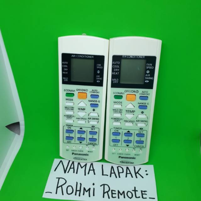 REMOTE REMOT AC PANASONIC INVERTER SUPER ORIGINAL