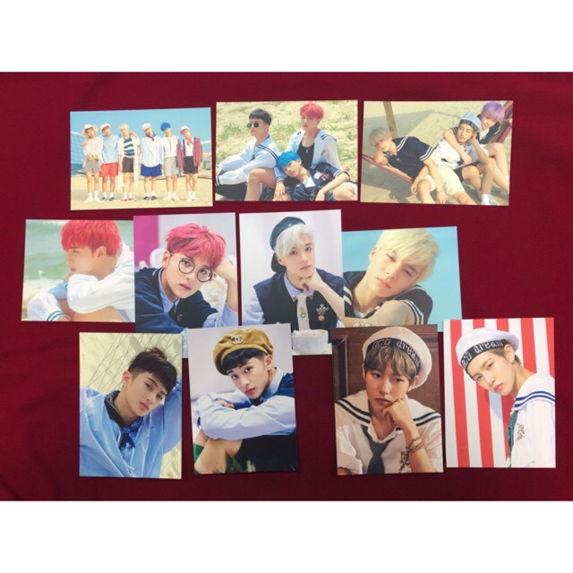 nct dream we young postcard / pc [group, haechan, jeno, mark, renjun]