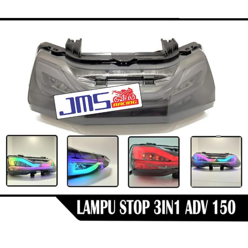 lampu stop belakang honda adv 150 3in1