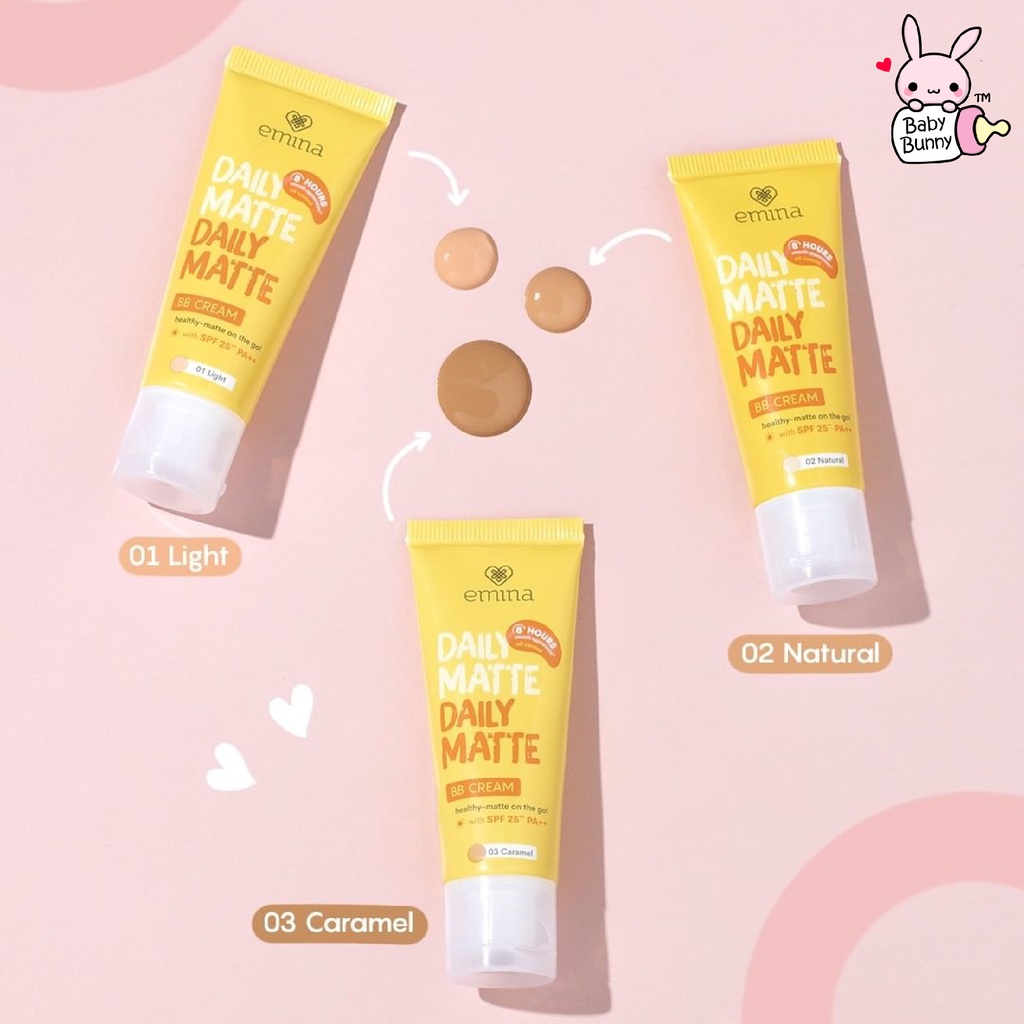 ❤ BELIA ❤ EMINA Daily Matte Loose Powder 20g | Compact Powder | BB Cream | Bedak Tabur | Bedak Padat