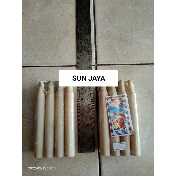 Lilin Putih Cap Naga Terbang 2AA