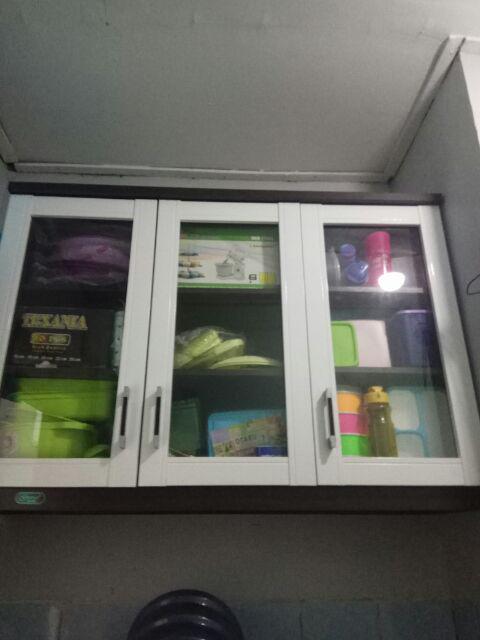 Ksa 2663 Graver Kitchen Set 3 Pintu Atas Kaca Anata