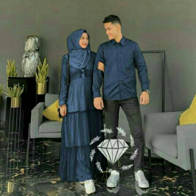 CP KIRANA DO, COUPLE PASANGAN, TILE, GAMIS, HIJAB, MUSLIM, DRESS