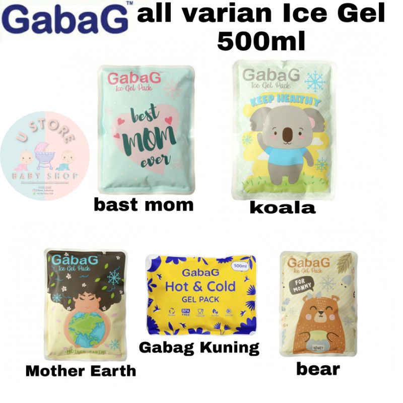 Ice gel Gabag Ice Gel Gabag Hot an cold Gel pack pendingin Tas Asi / cooler bag Gabag 500gram