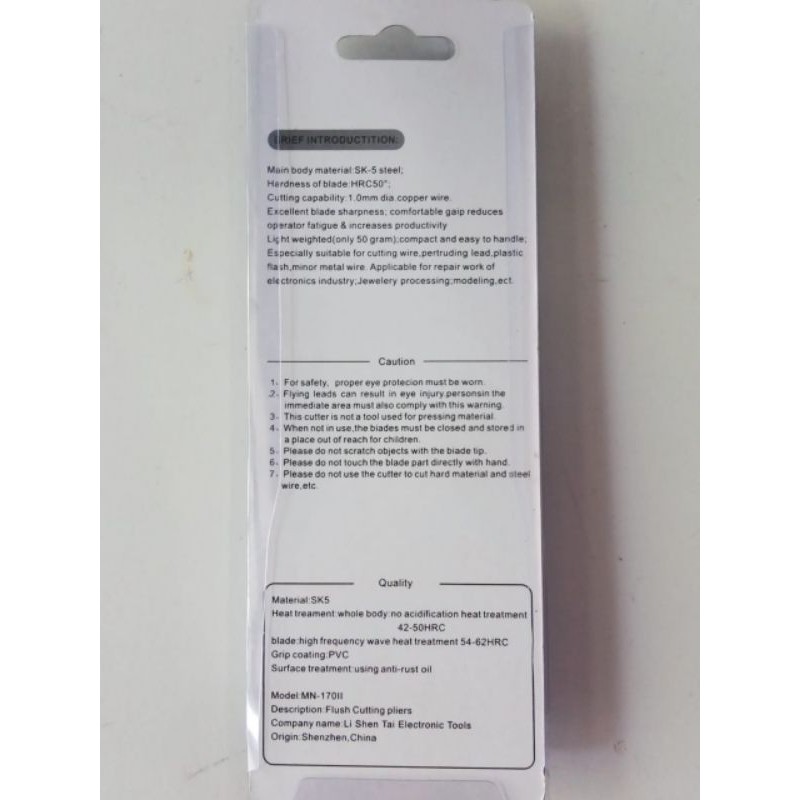 TANG POTONG kabel electronik VIPER cutting plier