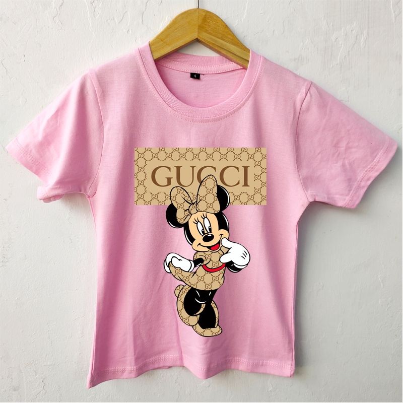 Baju Kaos Anak Minni pink baby