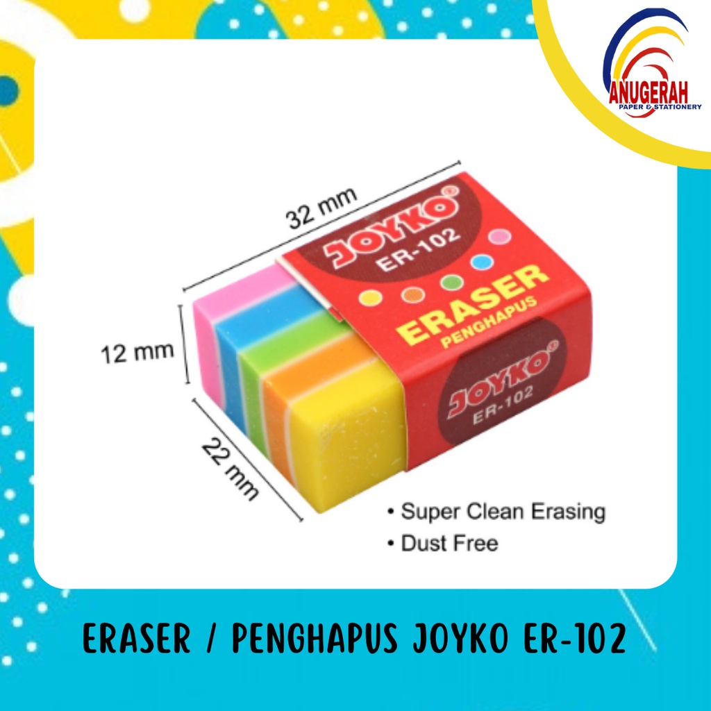 

Eraser / Penghapus Joyko ER-102 (PCS)