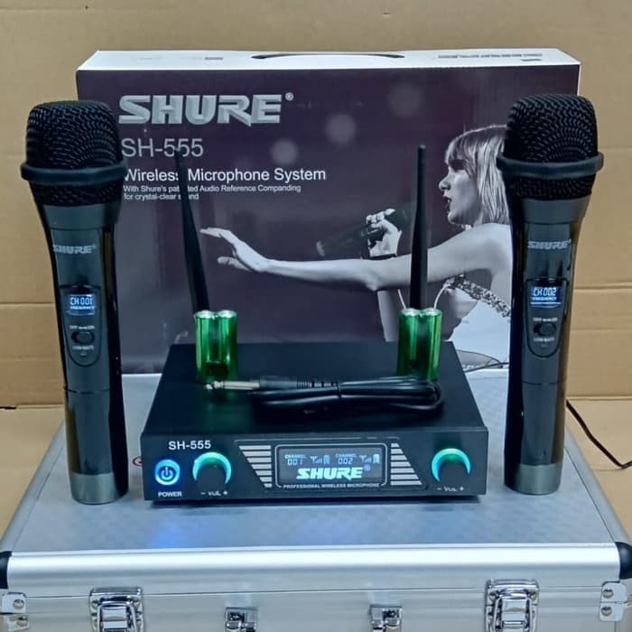 MICROPHONE WIRELESS SHURE SH-555