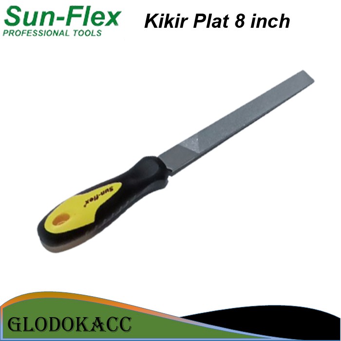 Kikir Plat 8 inch / Sun-flex Kikir Besi