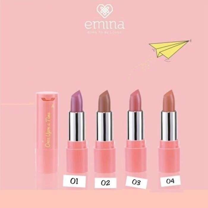 Top Seller Emina Lipstik Once Upon A Time Glitter Lipstick Ori Shopee Indonesia Lipstik emina once upon time
