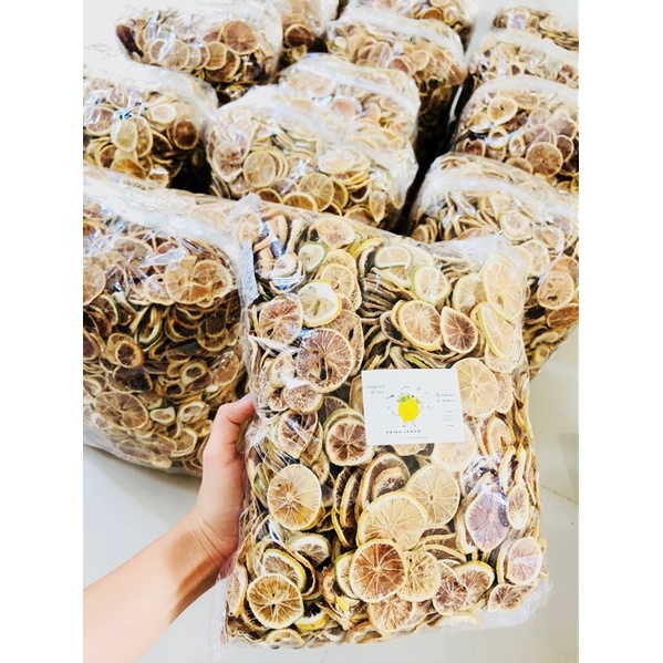 1Kg Grosir Dried Lemon Slices / Lemon iris kering dehydrated lemon