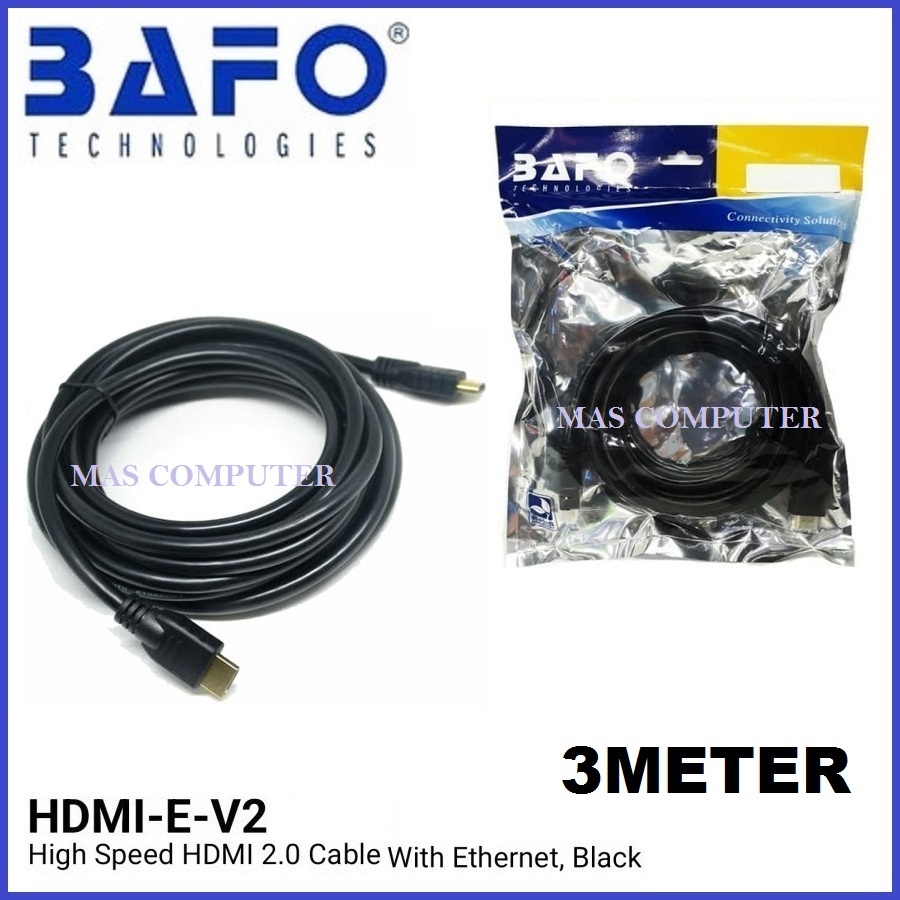 BAFO Kabel Hdmi 3Meter Original / Kabel Hdmi BAFO 3 Meter / Kabel Hdmi BAFO 3M
