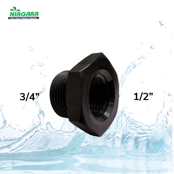 Bushing Drat Luar 3/4 Inch Drat Dalam 1/2 Inch