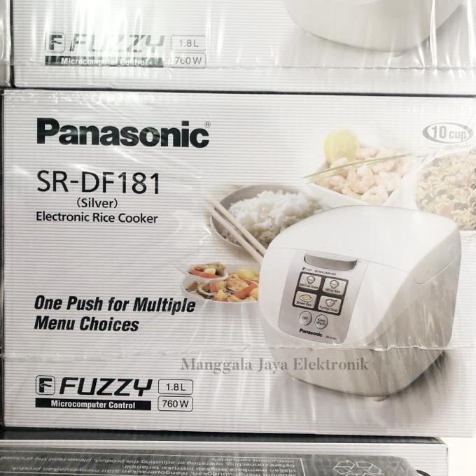 Jual Panasonic Rice Cooker Digital Fuzzy Logic SR DF181 Garansi Resmi
