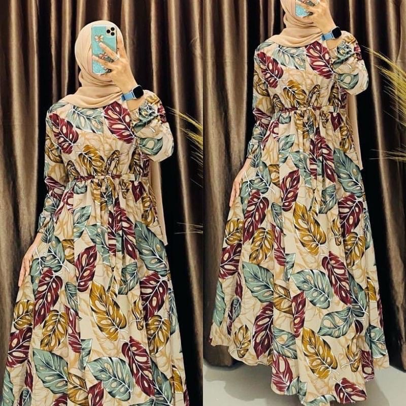 N̷o̷r̷m̷a̷l̷ R̷p̷,1̷4̷9̷,9̷9̷9̷ super jumbo &amp; standar HOME DRESS AZURA LUBNA MAXI DRESS