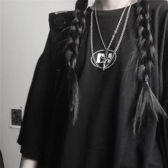  Kaos  T shirt Wanita  Lengan Pendek Model Hip Hop 2021  