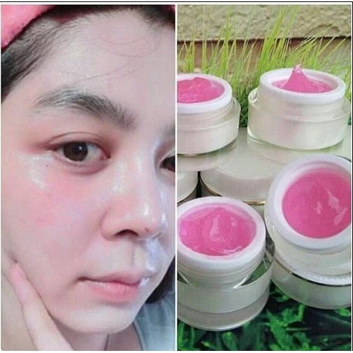 SHINE STAR - Jelly Glowing Pink Cream Pemutih Wajah Glowing Cepat - Cream Penghilang Bekas Jerawat dan Flek Hitam