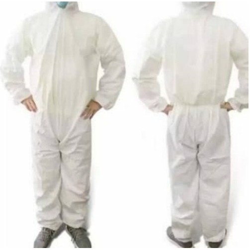 Baju APD Hazmat Suit Medis Setelan Seragam Medis Bahan sponbound 75gsm