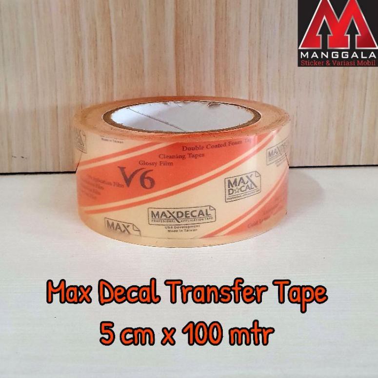 

[ART. 766102] Max Decal Masking Transfer Tape Laminasi Cutting Sticker Stiker 5 Cm