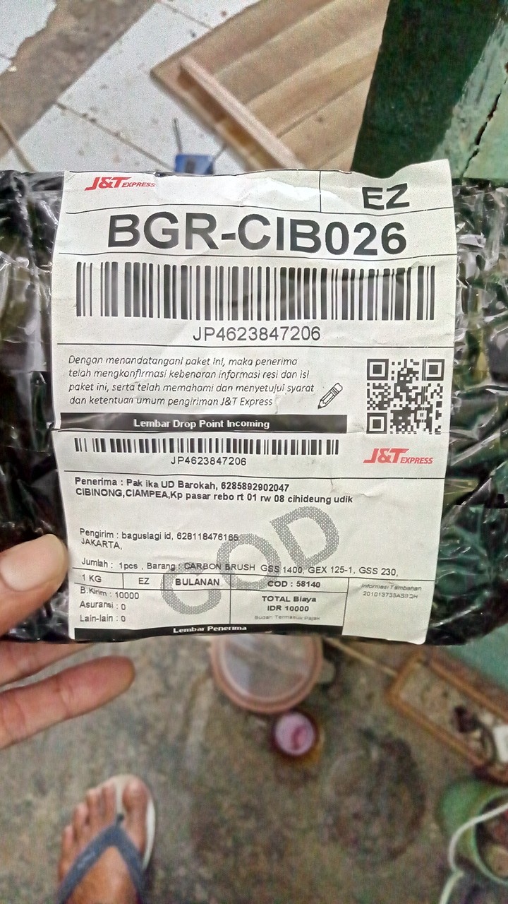 Carbon Brush  Gss 1400, Gex 125-1, Gss 230