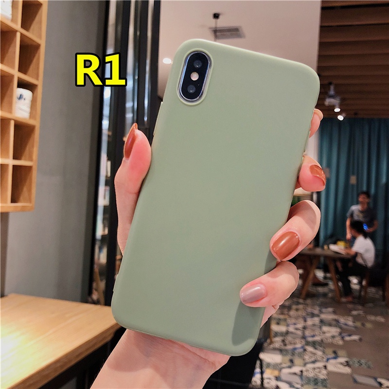 Casing Soft Case Realme C11 5i C15 C12 C17 C2 C3 7 7i 3 3i 5 6 C1 C3i 5 5S U1 X2 XT Q 6i 2 X2 5 PRO Narzo 20 PRO 10A 20A Motif Warna Polos-#R1