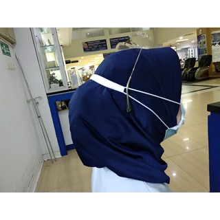 Tali Konektor Masker Warna Headloop Hijab Velcro Tali Konektor Masker Warna Headloop Hijab Velcro