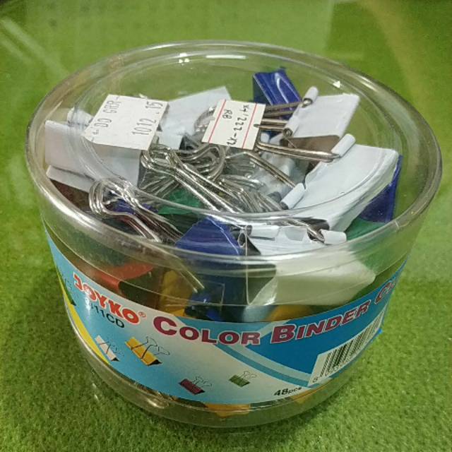 

Binder Klip Warna Joyko 111CD / Color Binder Clip Joyko