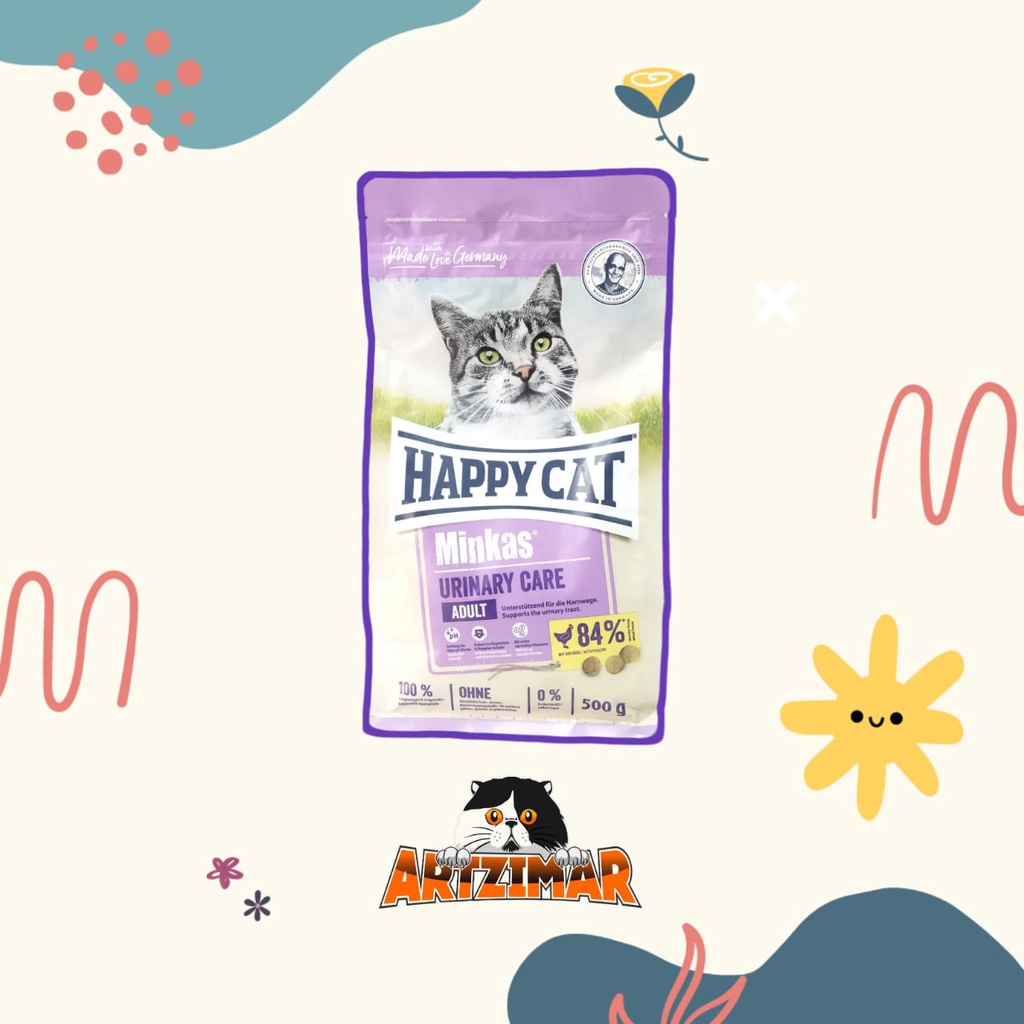 Happy Cat MINKAS ADULT Minkas Urinary Care 1kg REPACK  makanan kucing