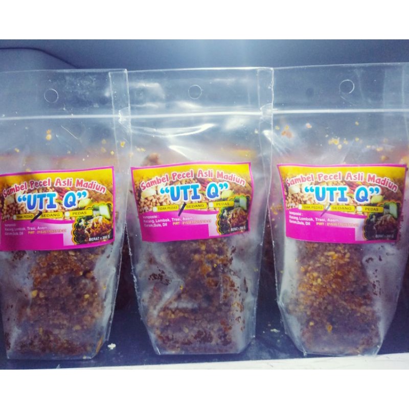 

SAMBAL BUMBU PECEL INSTAN KHAS MADIUN ASLI UTI