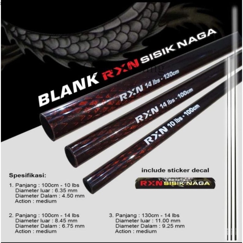 Relix Nusantara Blank Sisik Naga