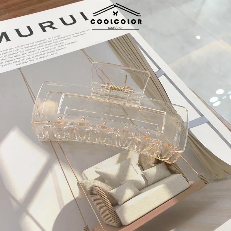 COD❤️Korea Temperamen piring jepit rambut aksesoris rambut mandi besar klip hiu Retro Untuk Wanita perempuan Murah Import Aksesoris Perhiasan Ready Stock