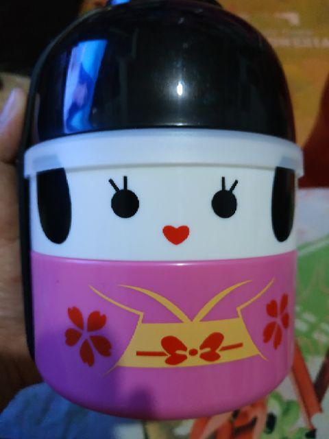 Kotak Makan Anak Boneka Jepang / Lunch Box Japan Doll Unik