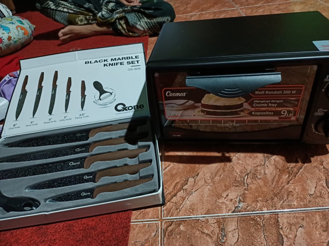 Pisau Set Oxone Ox 605 Marble Knife Set