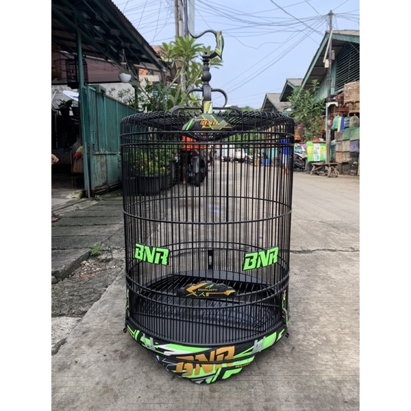 SANGKAR KANDANG MURAI BNR RACING GREEN GOLD NO 2