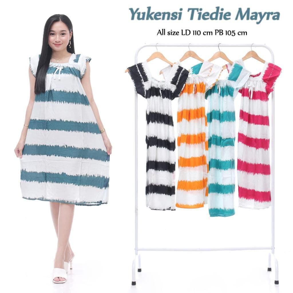 Daster Batik Yukensi jumbo ld 110 bahan adem baju tidur