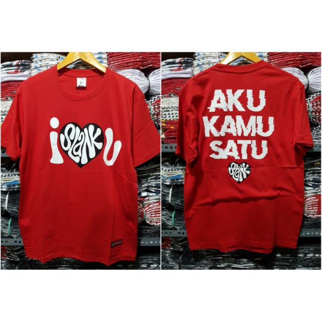 Ready kaos slank I slank u, merah
