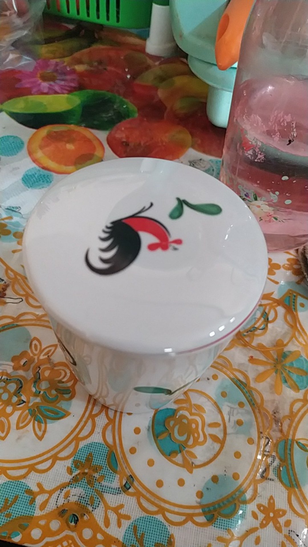 Cangkir + Tutup Seri 5 Ayam Jago Seri 2 - Cangkir Kopi - Cangkir Teh